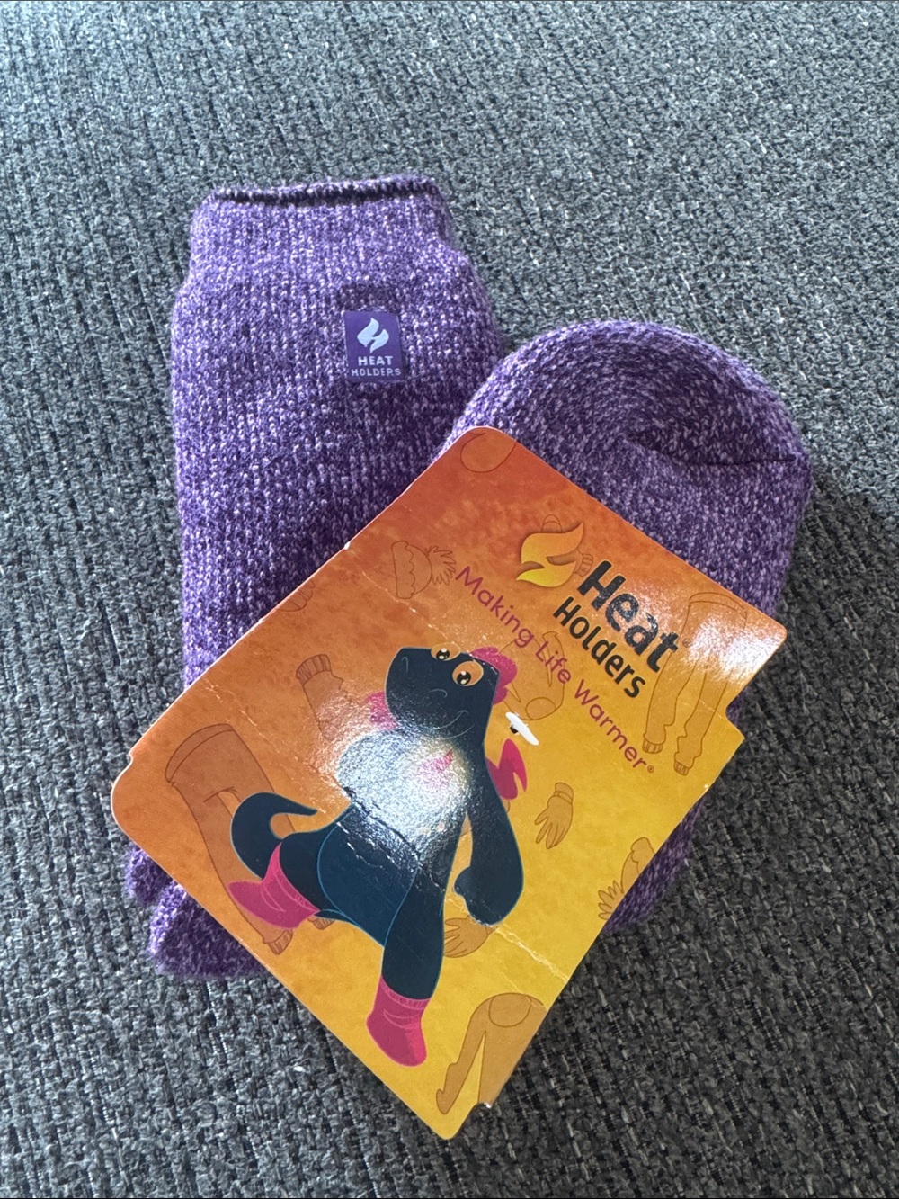Purple Thermal Socks -